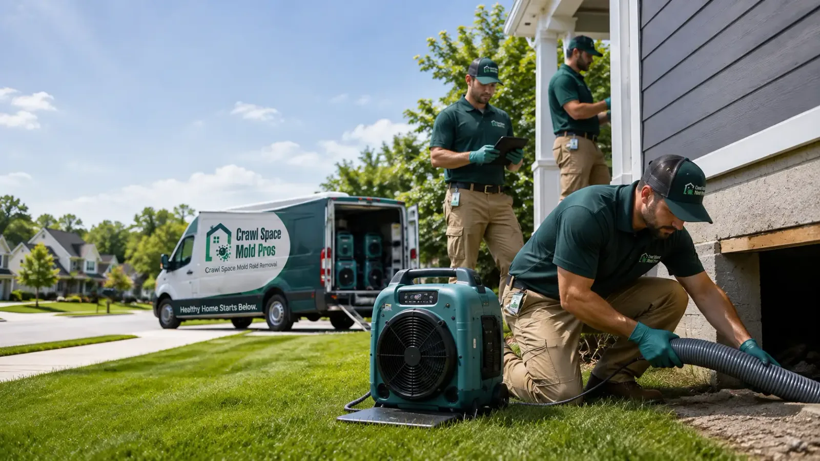 Crawl Space Mold Removal in Pomeroy, IA